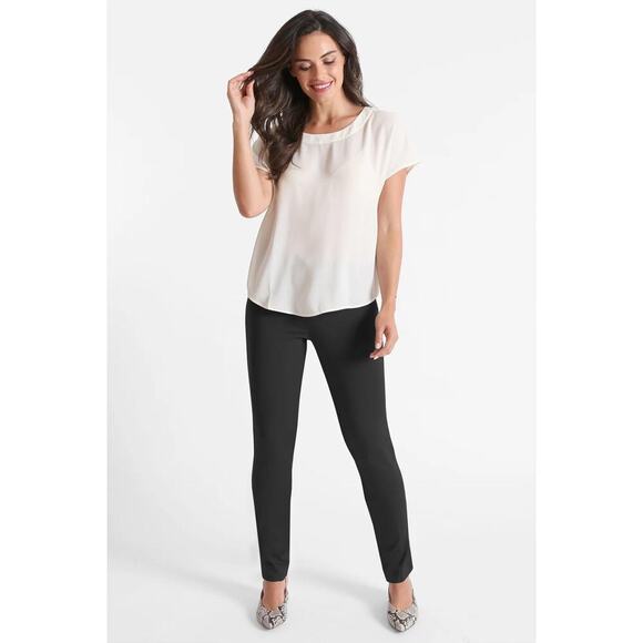 Peace of Cloth Jasmine Pant in Paramount Knit Black Zip Front Size 10 66P123 - Picture 1 of 8